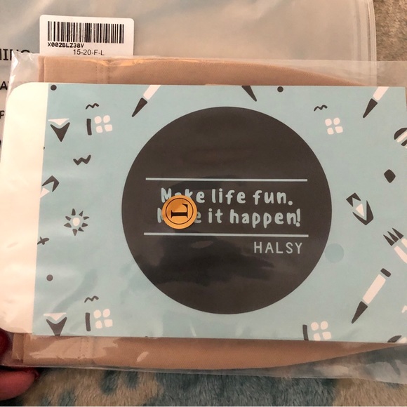 Halsy compression calf sleeves nude size large - Picture 3 of 4